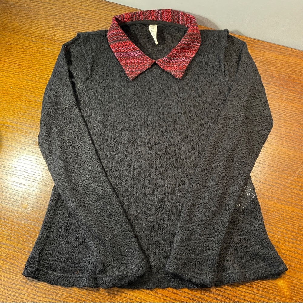 NWOT | Eve Gravel Collared Long Sleeve Shirt